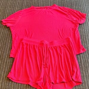 NUUDS ribbed Pajama Short set